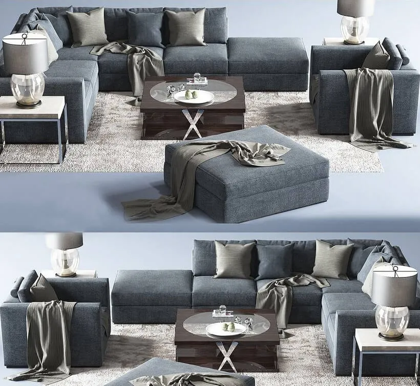 furniture – Braque large sofa maxbrute 3D Model