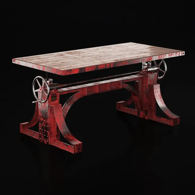 furniture – Bronx Crank table 3D Model