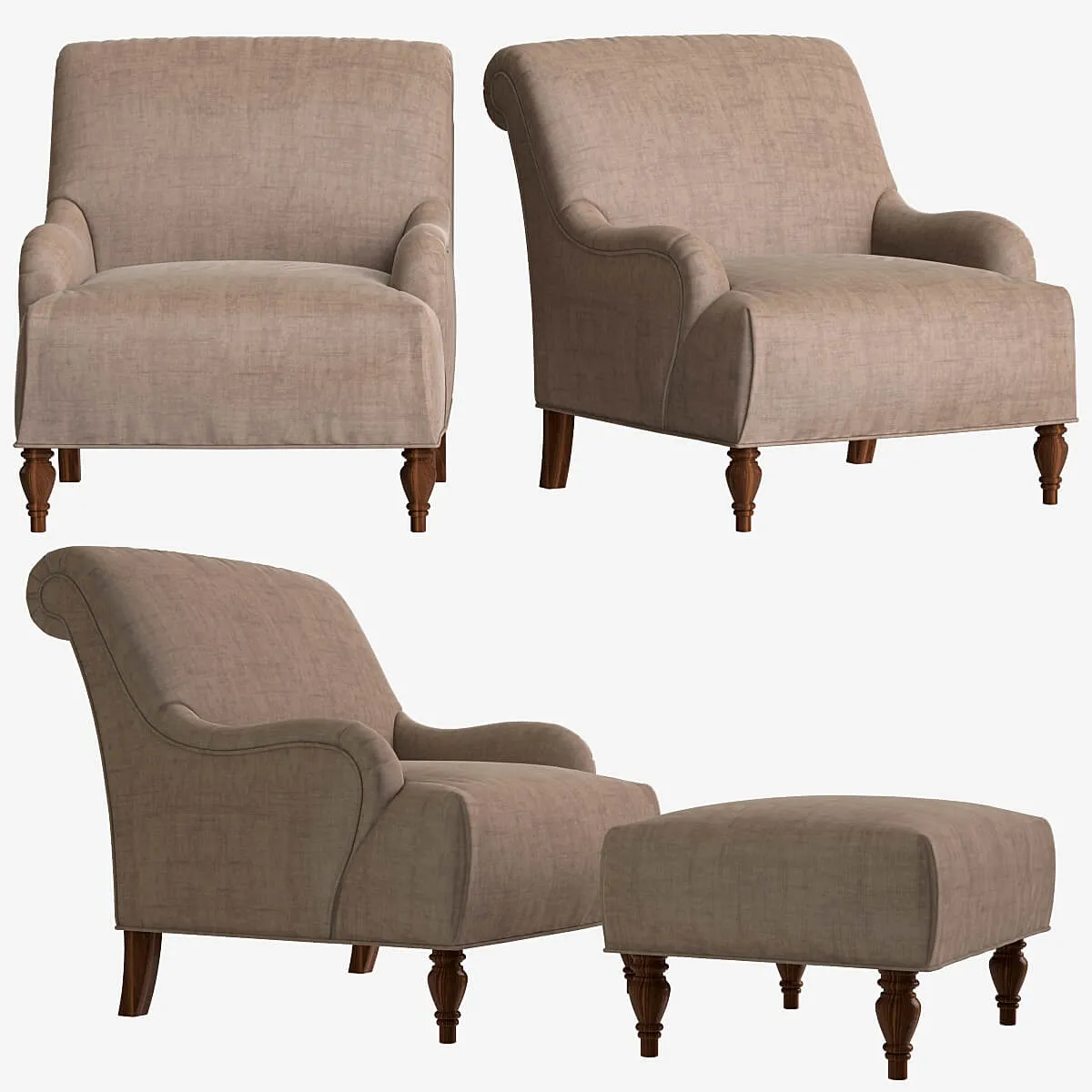 furniture – Broyhill_Isla Chair 3D Model