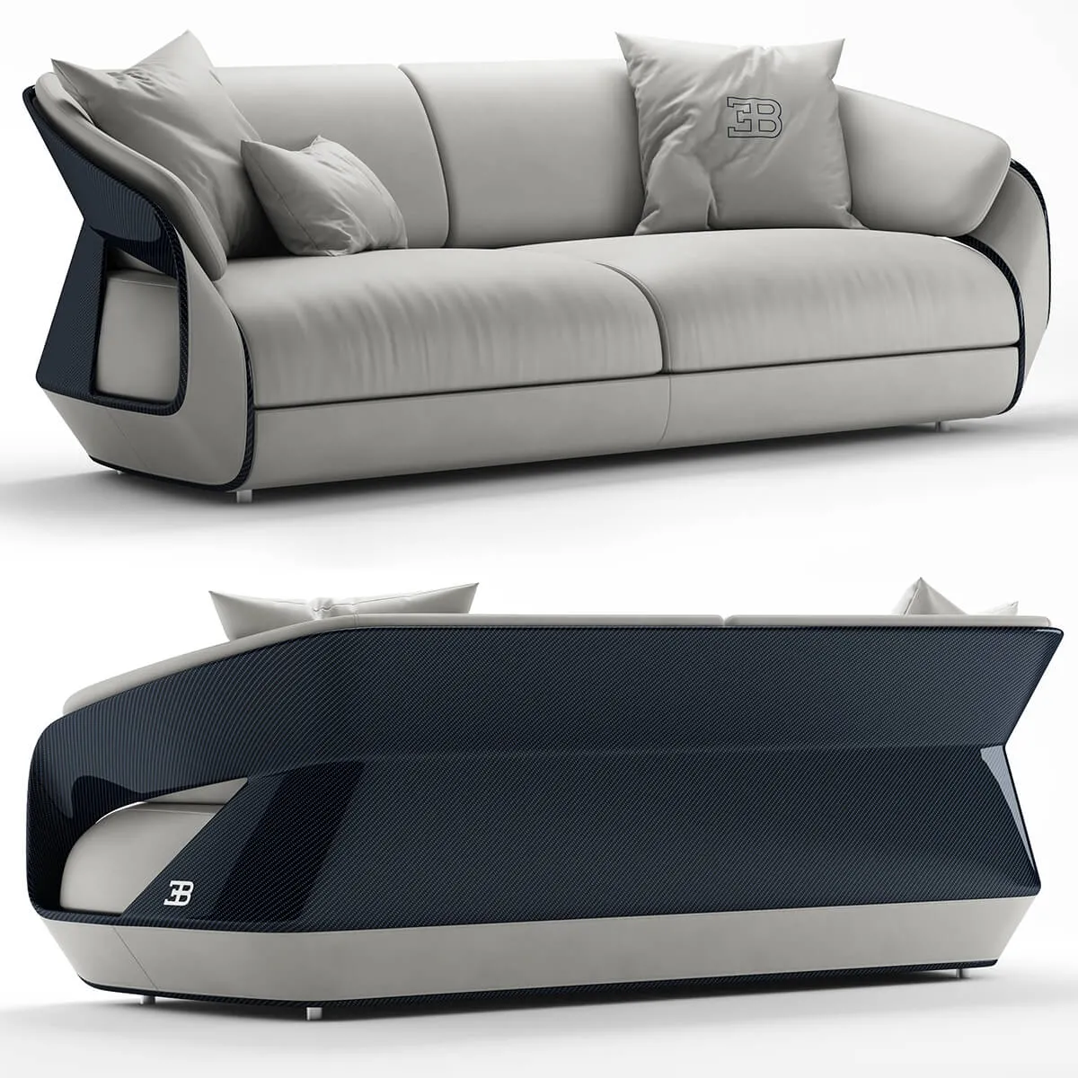 furniture – Bugatti Home Royal sofa 3D Model