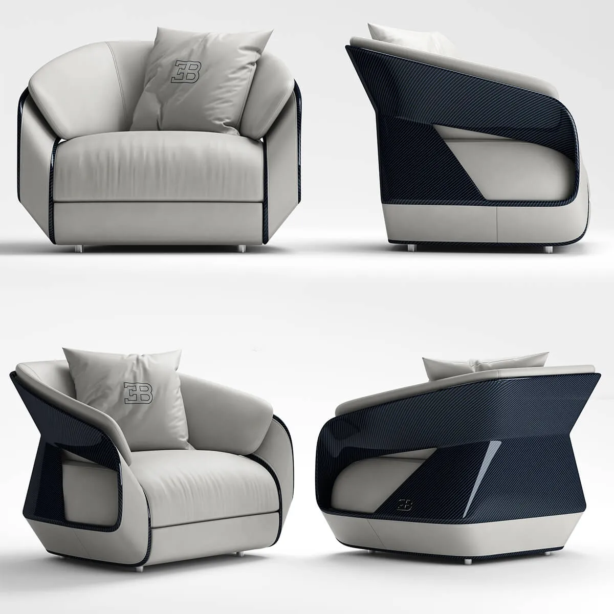furniture – Bugatti Home Royale armchair 3D Model