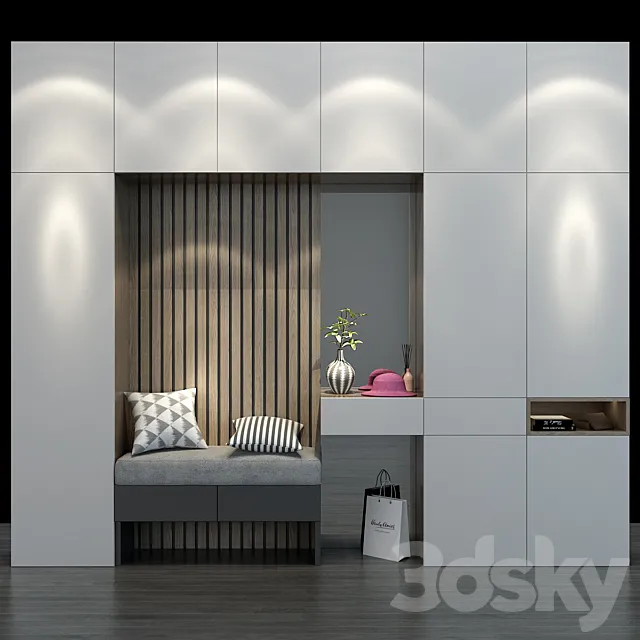 Furniture cabinet 0179 3D Model Furniture cabinet 0179 3D Model