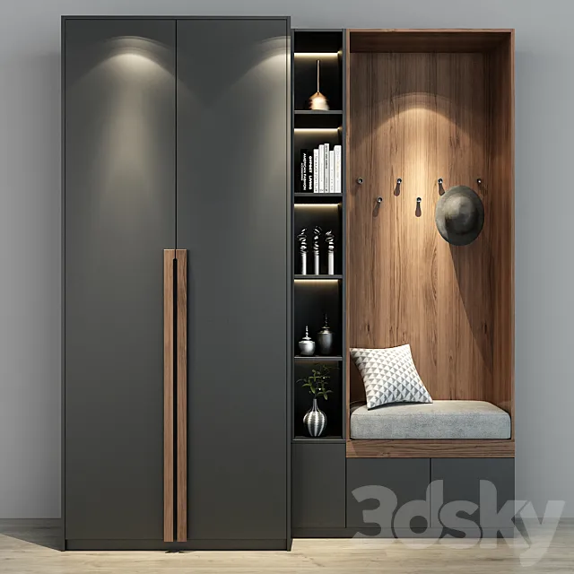 Furniture cabinet 0186 3D Model Furniture cabinet 0186 3D Model