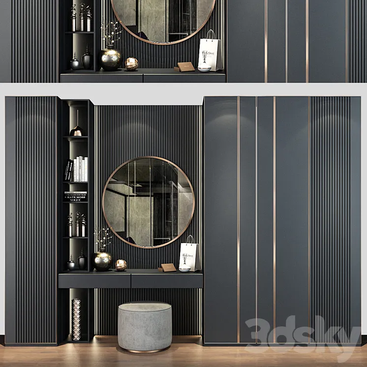 Furniture cabinet 0371 3D Model Free Download