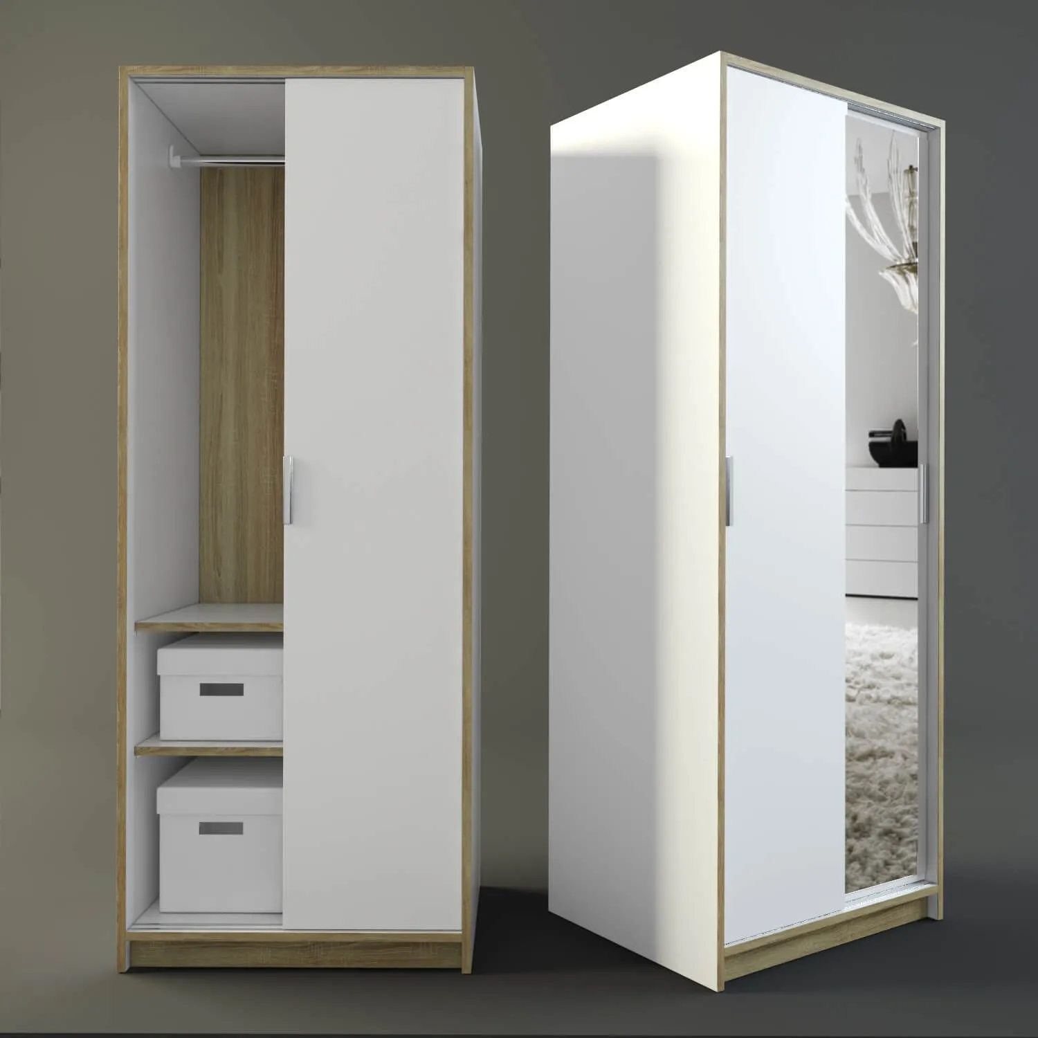 furniture – Cabinet Ikea Trysil 1 3D Model