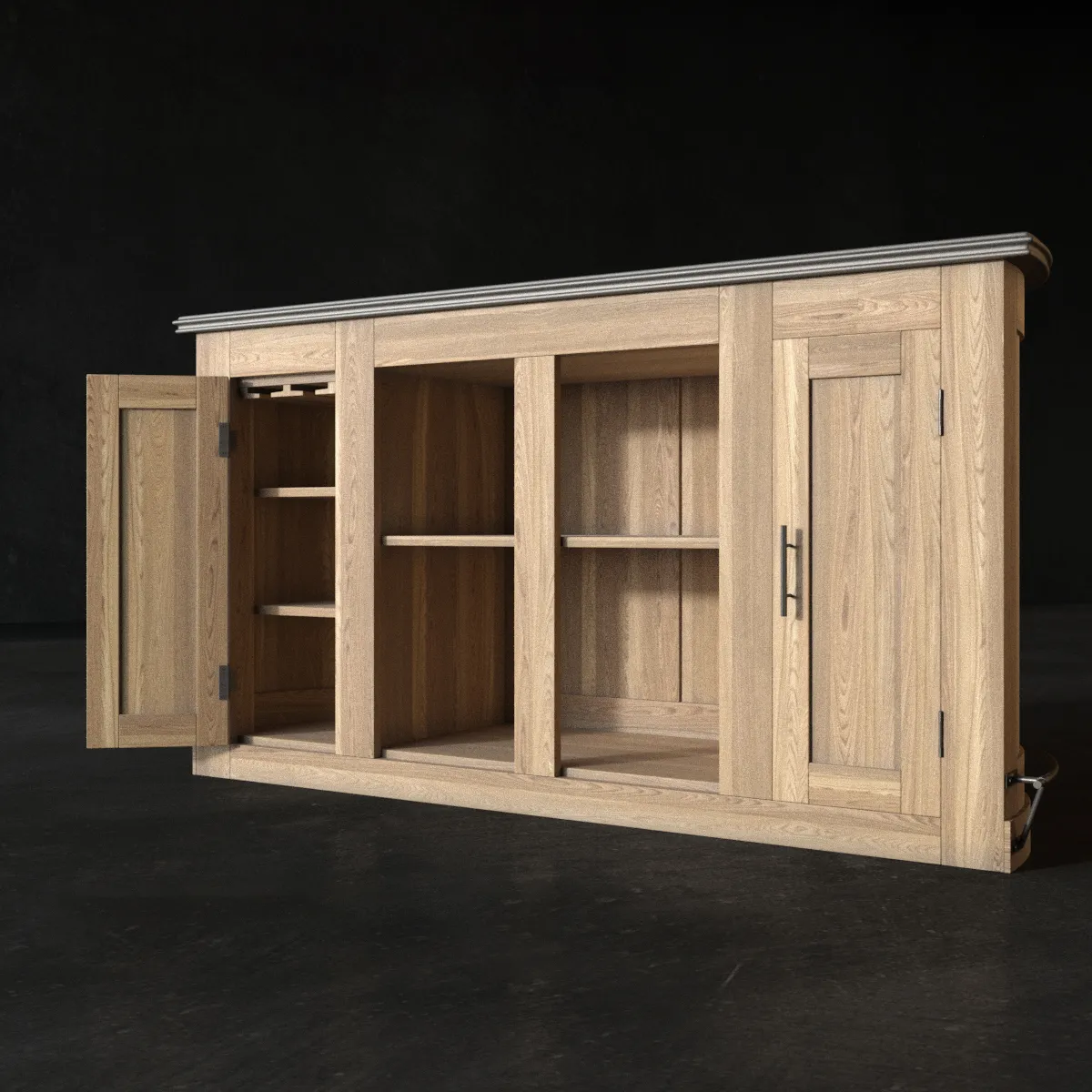 furniture – Cabinet Pottery Barn 002 3D Model furniture – Cabinet Pottery Barn 002 3D Model