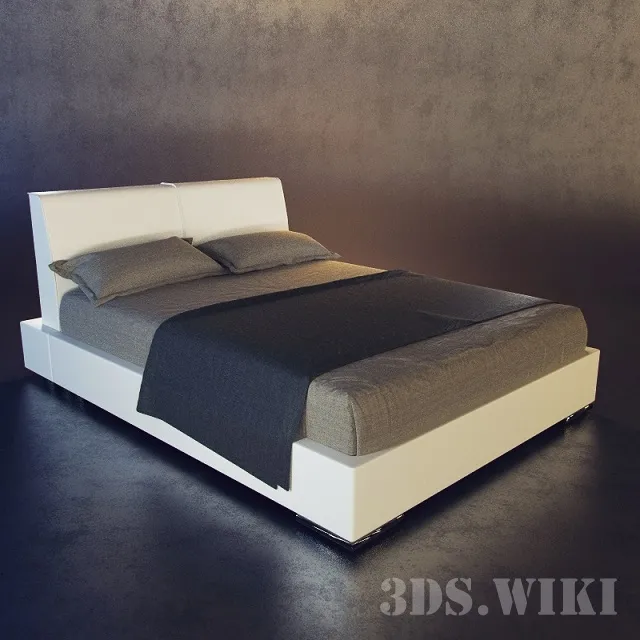 furniture – Calligaris Alameda CS / 6040-G bed 3D Model furniture – Calligaris Alameda CS / 6040-G bed 3D Model