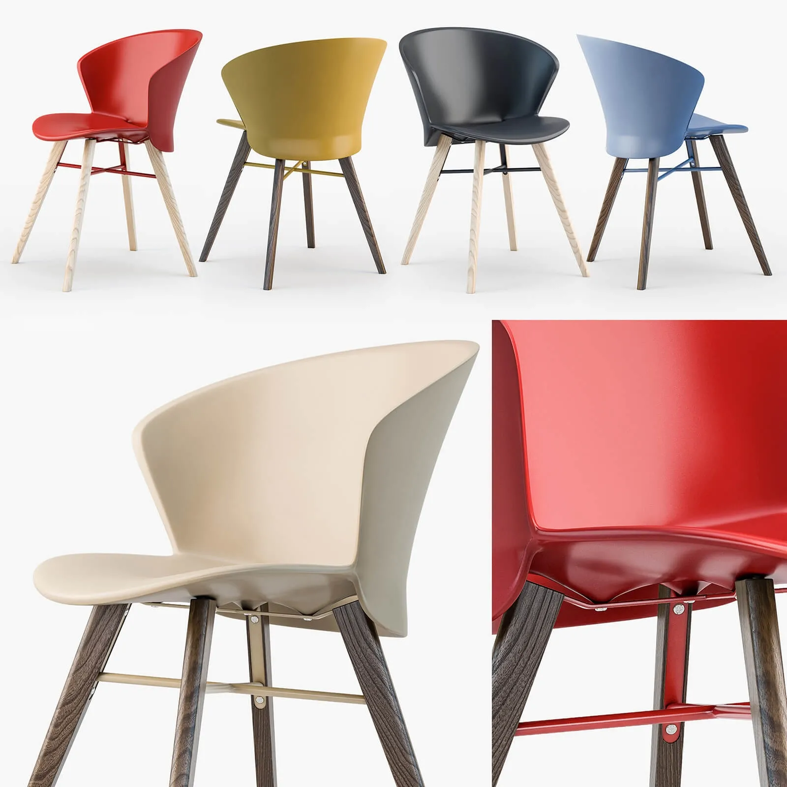 furniture – Calligaris Bahia chair 3D Model