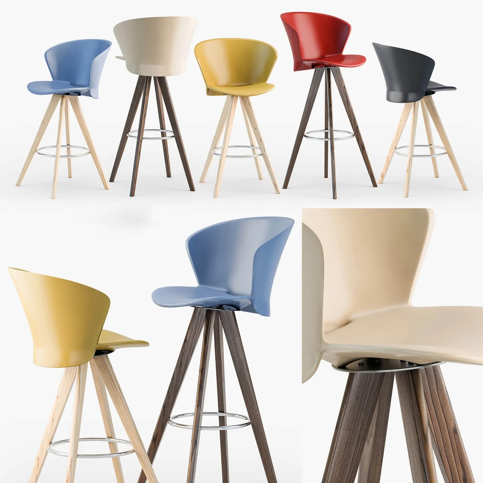 furniture – Calligaris Bahia chair 7 3D Model furniture – Calligaris Bahia chair 7 3D Model
