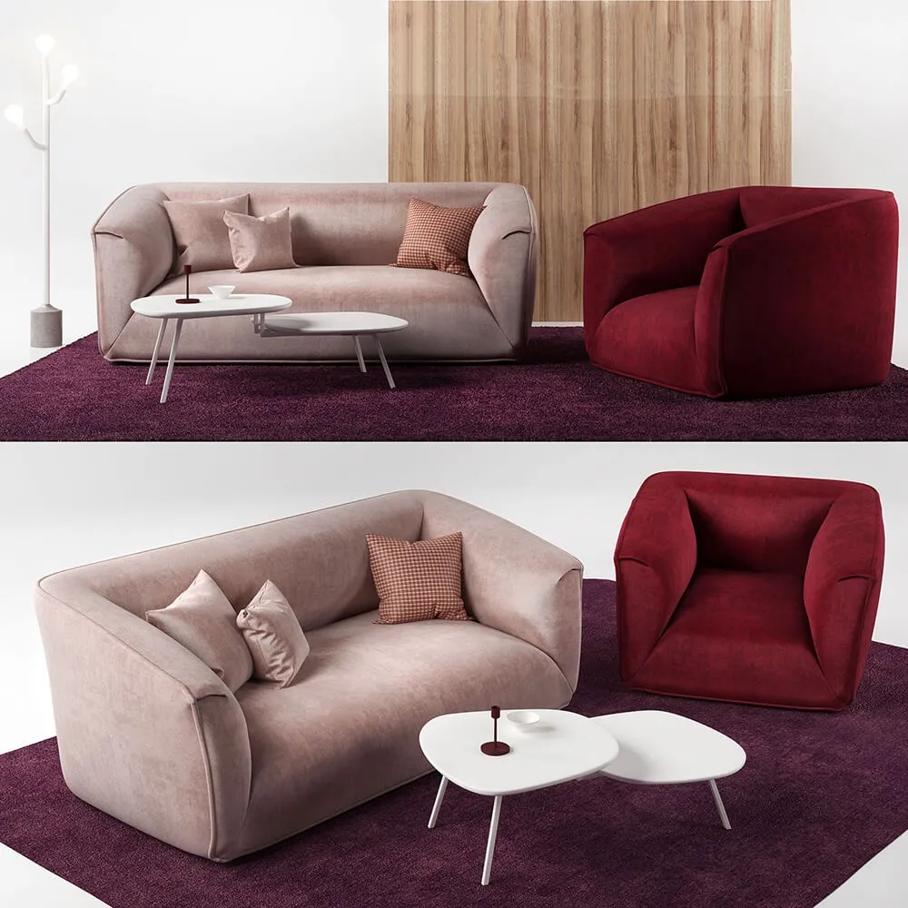 furniture – Calligaris Furniture Set-Calligaris Sweet 3D Model