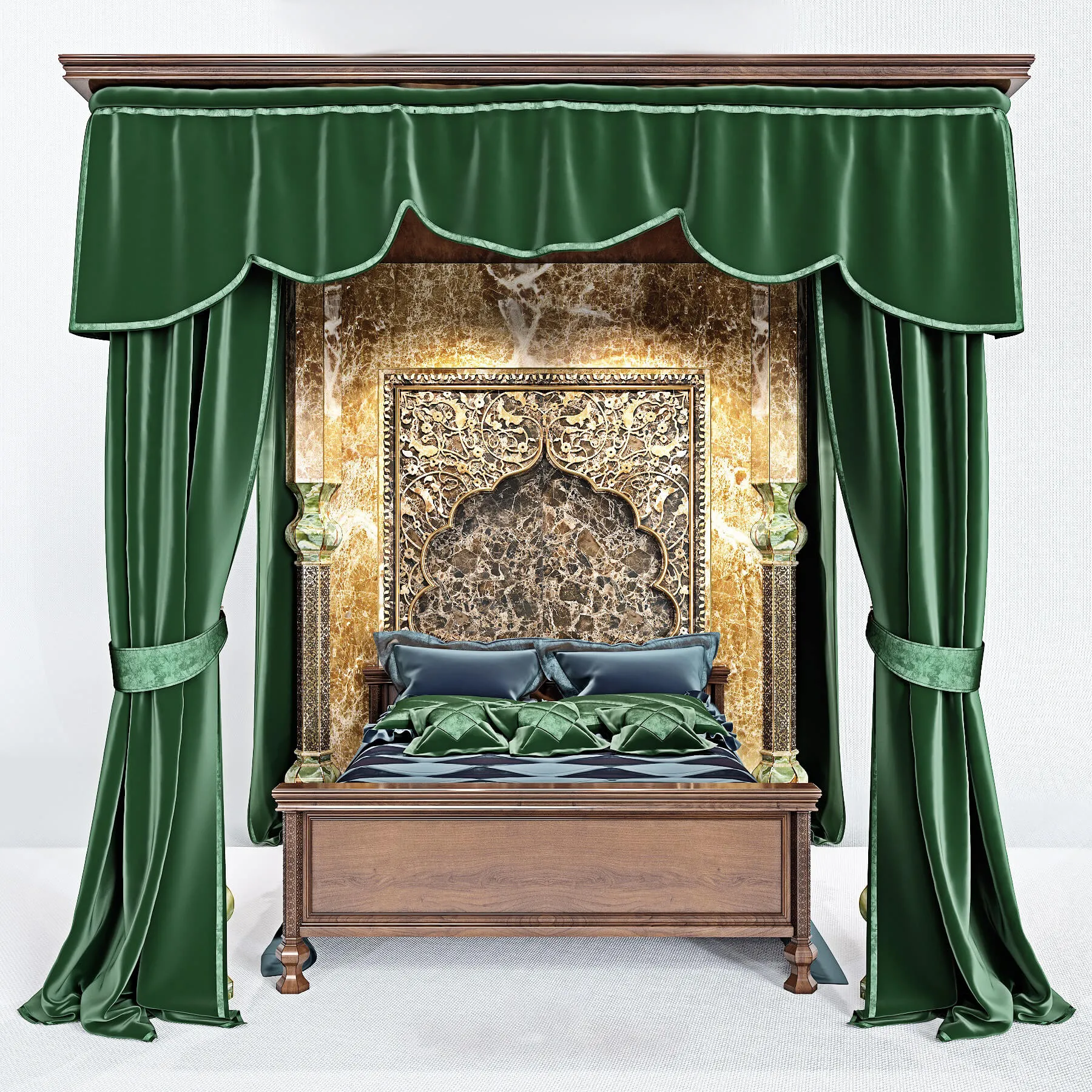 furniture – Canopy bed 005 3D Model furniture – Canopy bed 005 3D Model