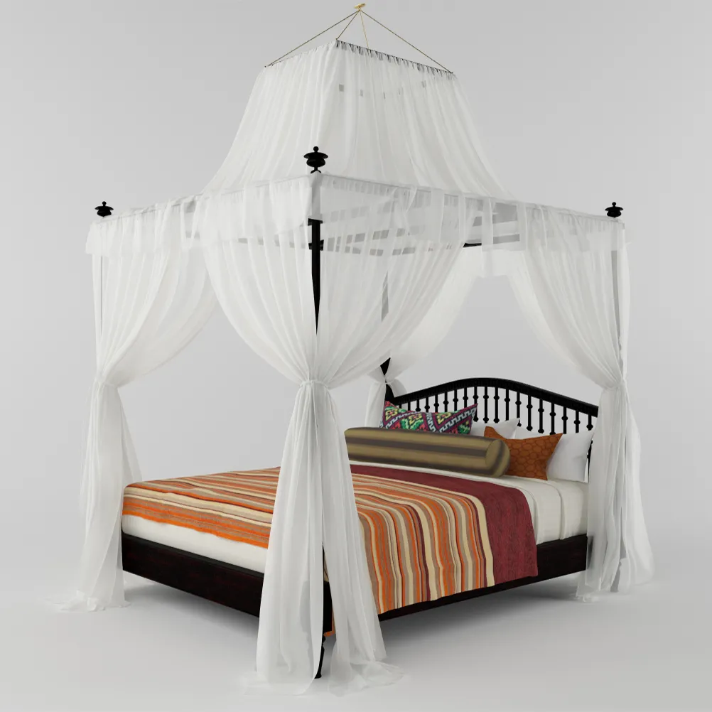 furniture – Canopy bed 05 3D Model furniture – Canopy bed 05 3D Model