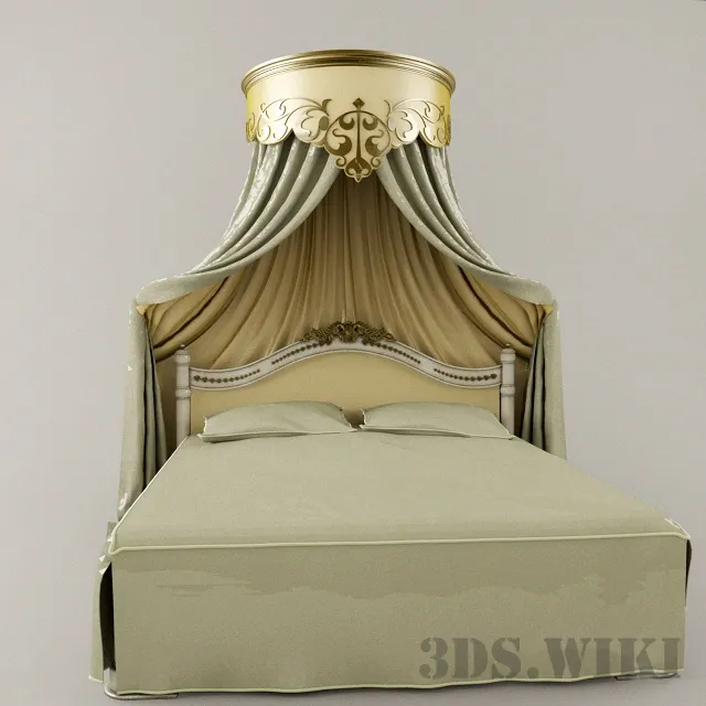furniture – Canopy bed 3D Model