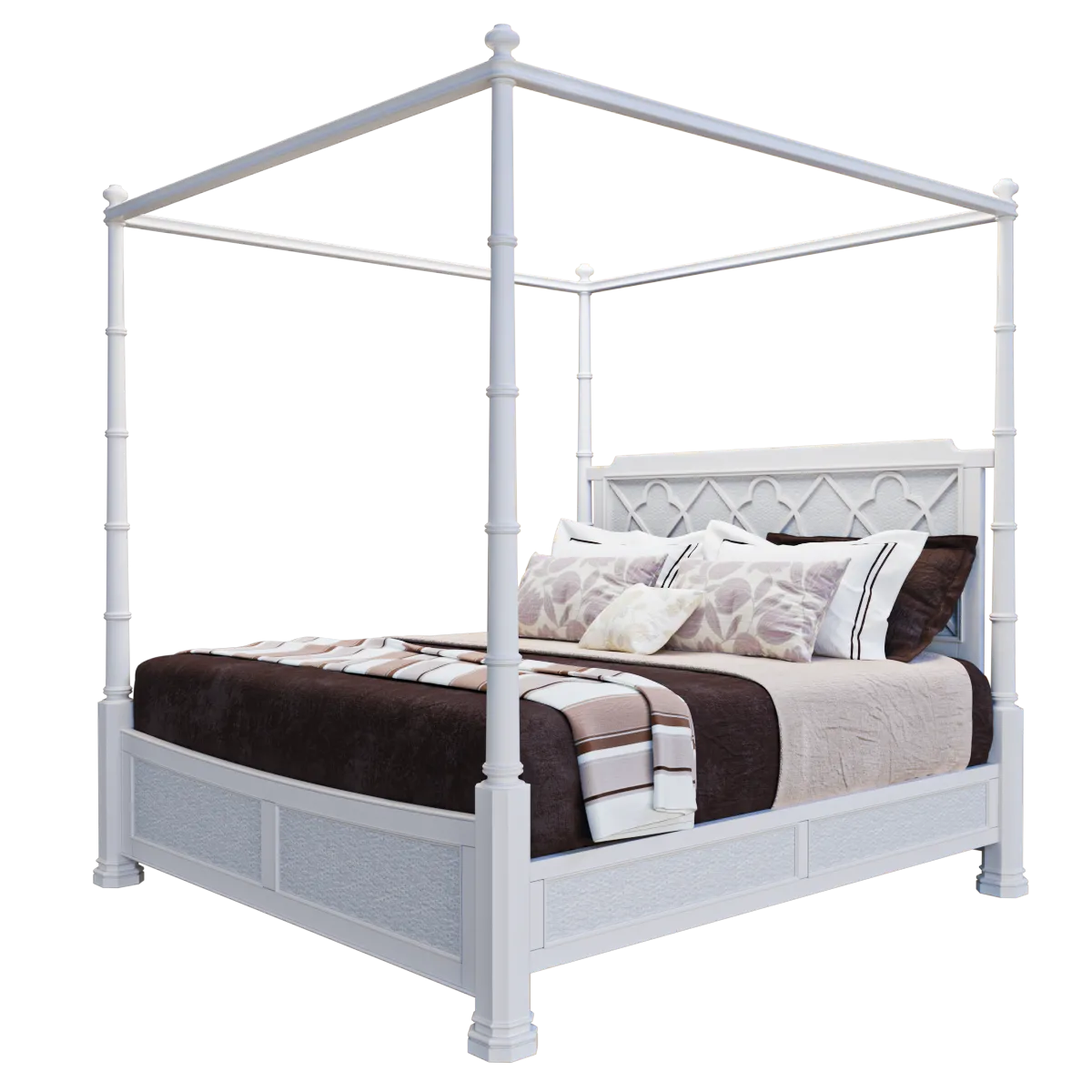furniture – Canopy bed 3D Model furniture – Canopy bed 3D Model