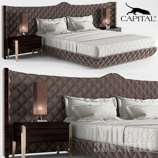 furniture – Capital double bed 3D Model furniture – Capital double bed 3D Model