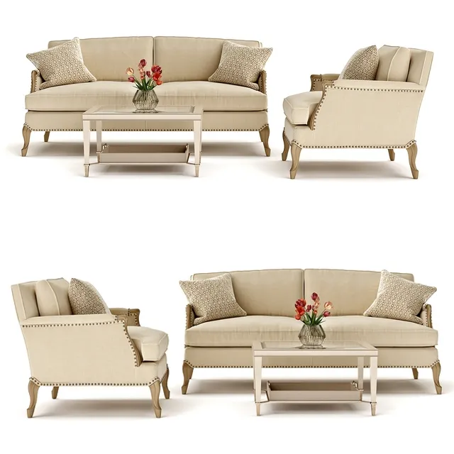 furniture – Caracole set 3D Model