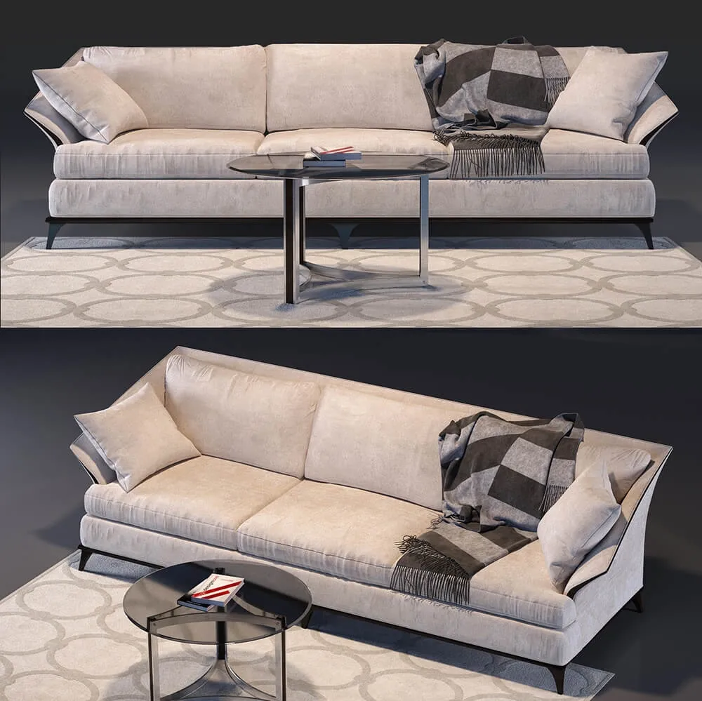 furniture – Caracole Sofa A Simple Life 3D Model furniture – Caracole Sofa A Simple Life 3D Model