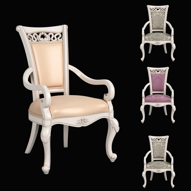 furniture – Carpenter Arm dining chair 3D Model