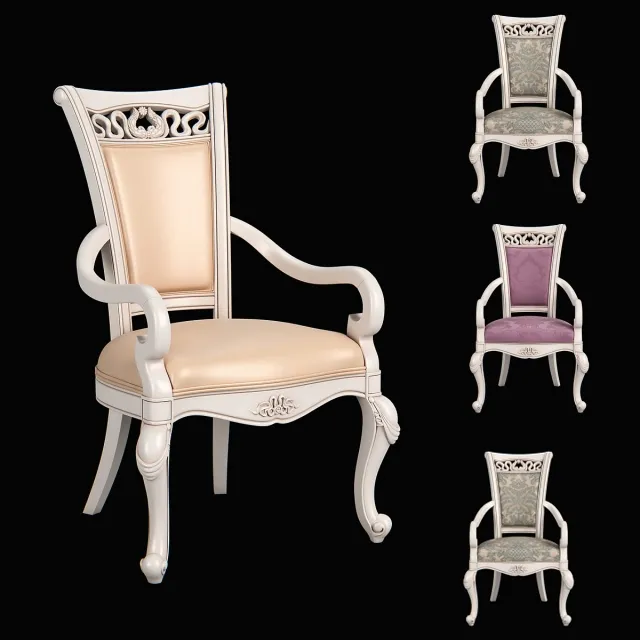 furniture – Carpenter Arm dining chair 3D Model
