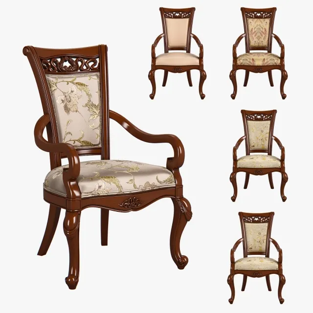 furniture – Carpenter Arm dining chair _A_606x725x1055 230 1 3D Model