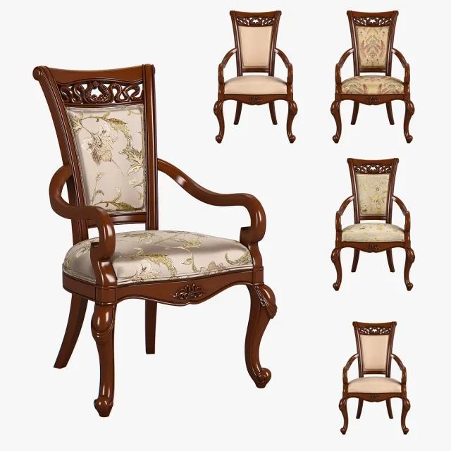 furniture – Carpenter Arm dining chair A 3D Model