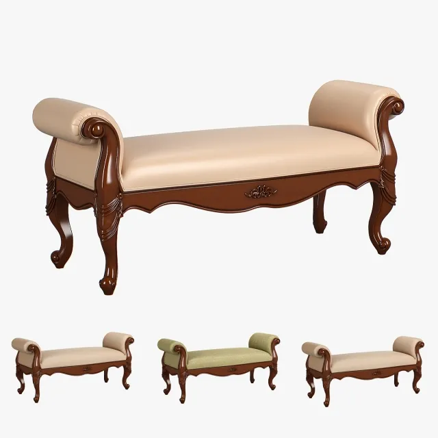 furniture – Carpenter bed bench 1430x518x645 2301 3D Model