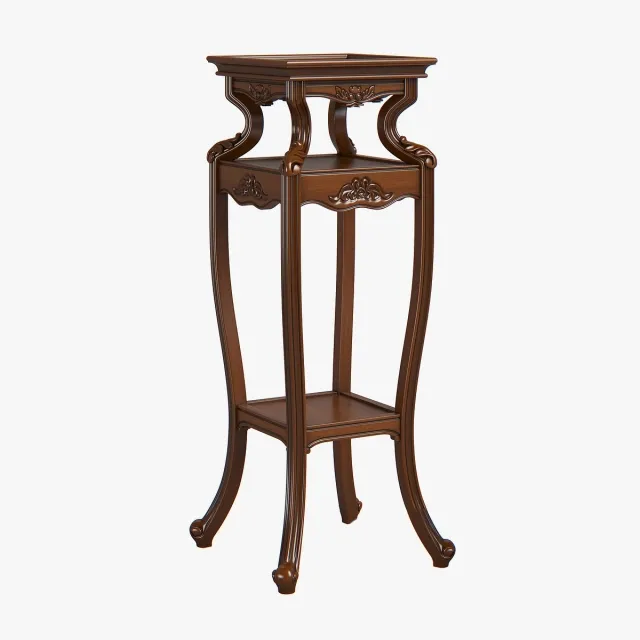 furniture – Carpenter low flower stand 3D Model