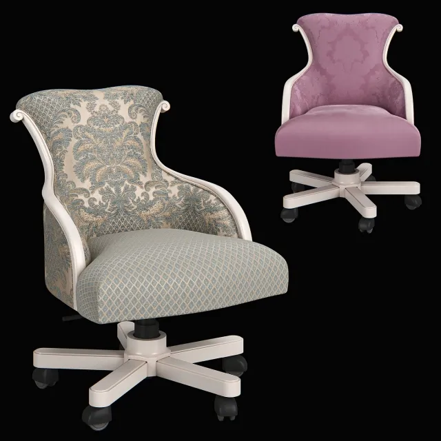 furniture – Carpenter small turning chair B 625x736x880 F 230 3D Model