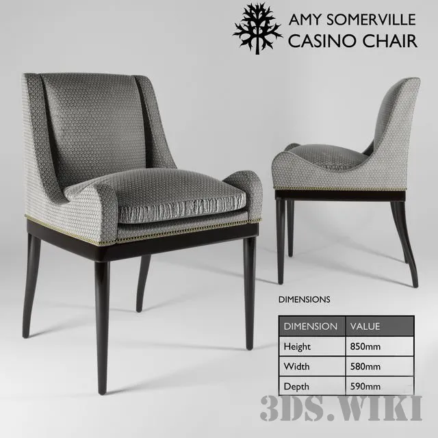 furniture – Casino armchair 3D Model