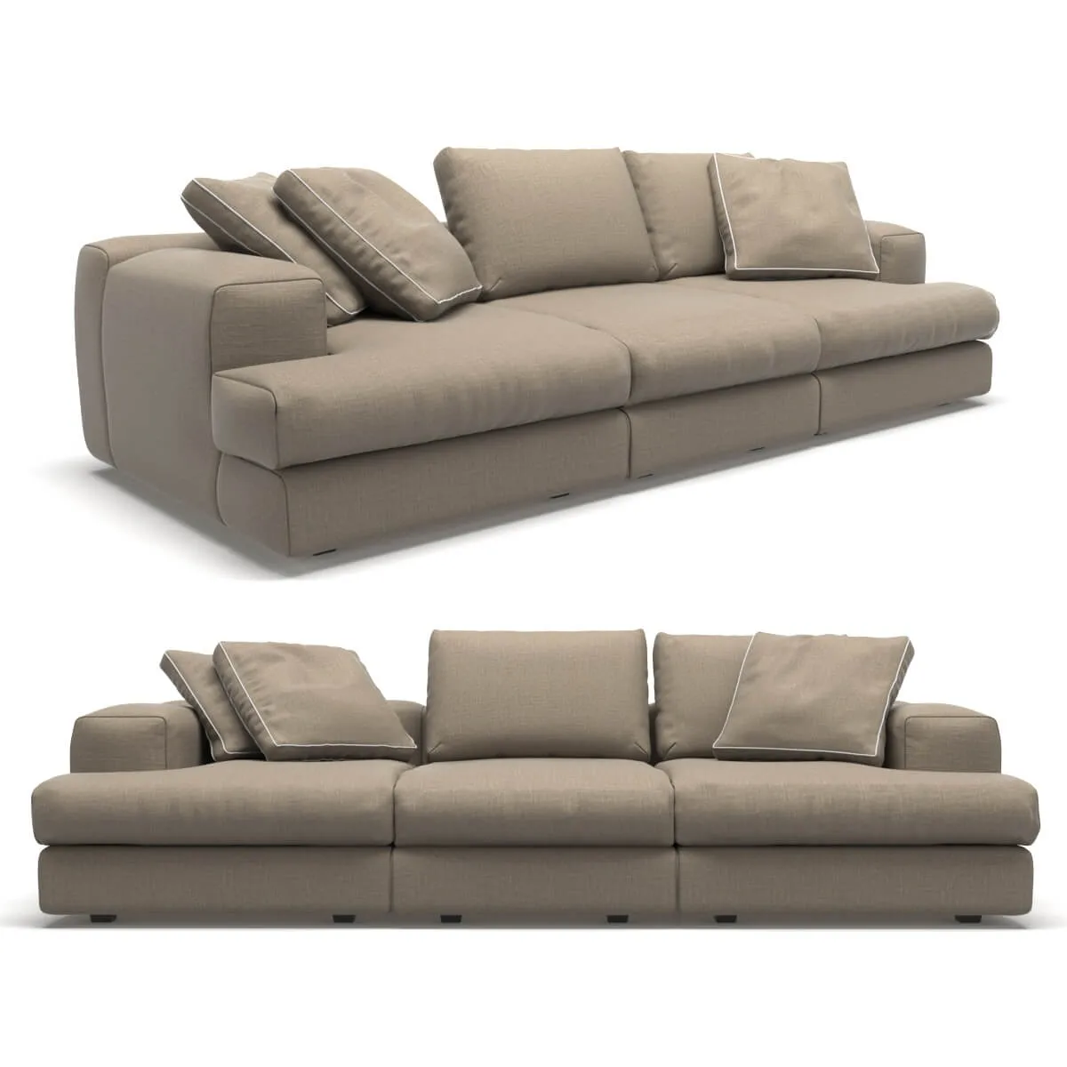 furniture – Cassina 192 – 193 Miloe sofa 3D Model furniture – Cassina 192 – 193 Miloe sofa 3D Model