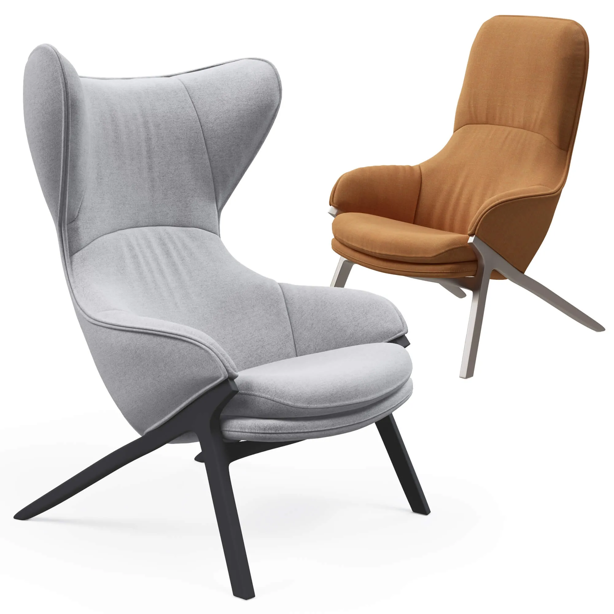 furniture – Cassina 395-396 P22 3D Model