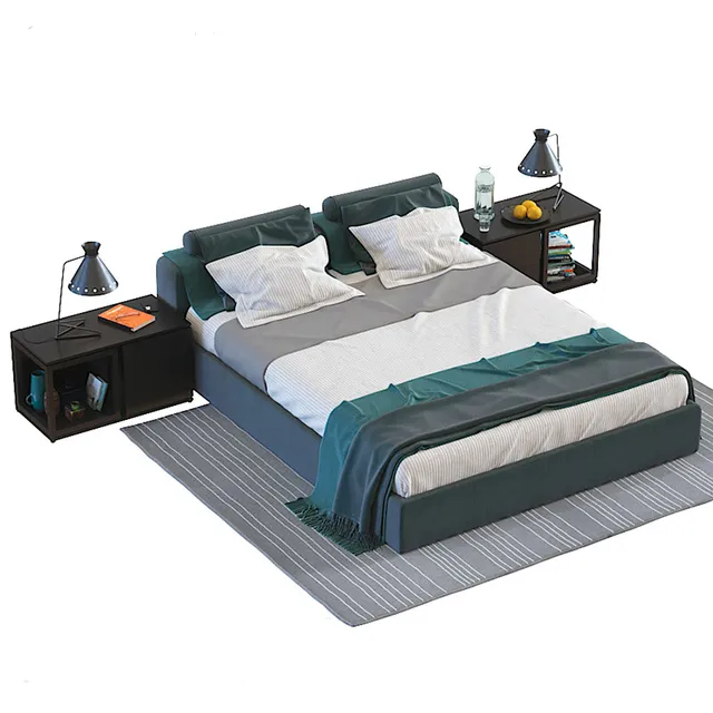 furniture – Cassina bed L34 3D Model furniture – Cassina bed L34 3D Model