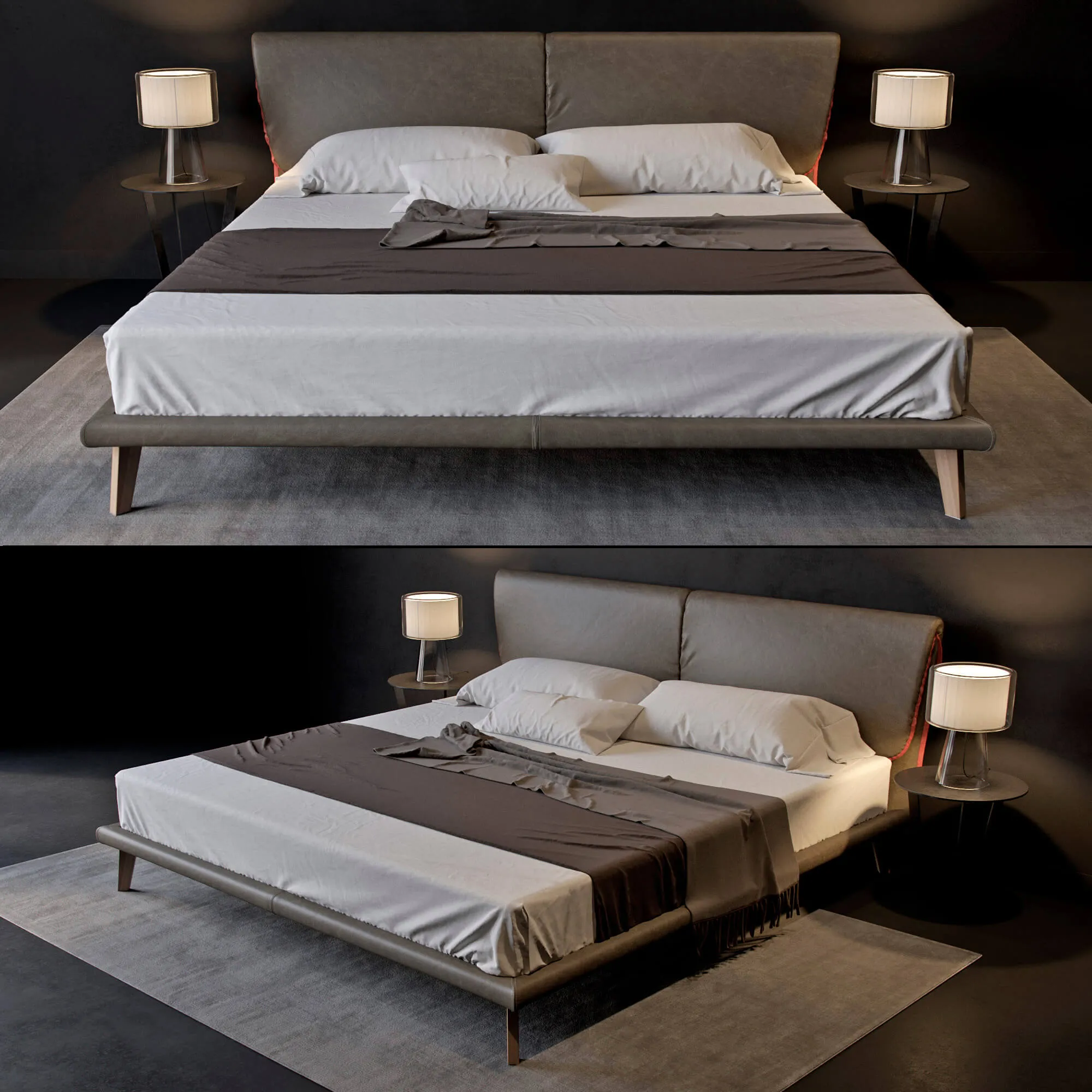 furniture – Cattelan Adam bed 08 3D Model furniture – Cattelan Adam bed 08 3D Model