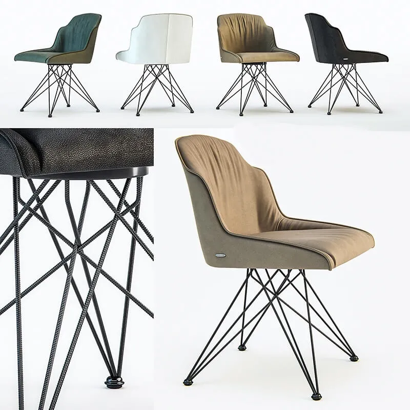 furniture – Cattelan Italia Flamina chair 3D Model