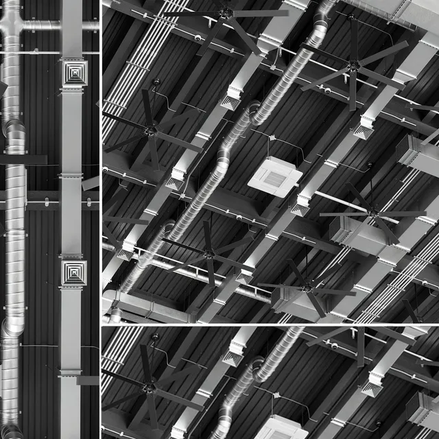 furniture – Ceiling Ventilation 4 3D Model