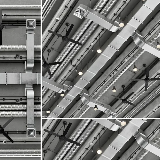 furniture – Ceiling Ventilation 5 3D Model