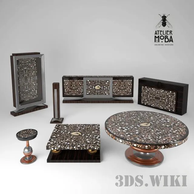 furniture – Celine by Atelier Moba 3D Model