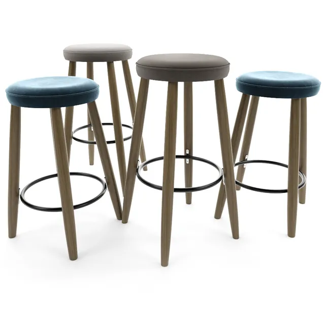 furniture – CH56 Carl Hansen stools 3D Model furniture – CH56 Carl Hansen stools 3D Model
