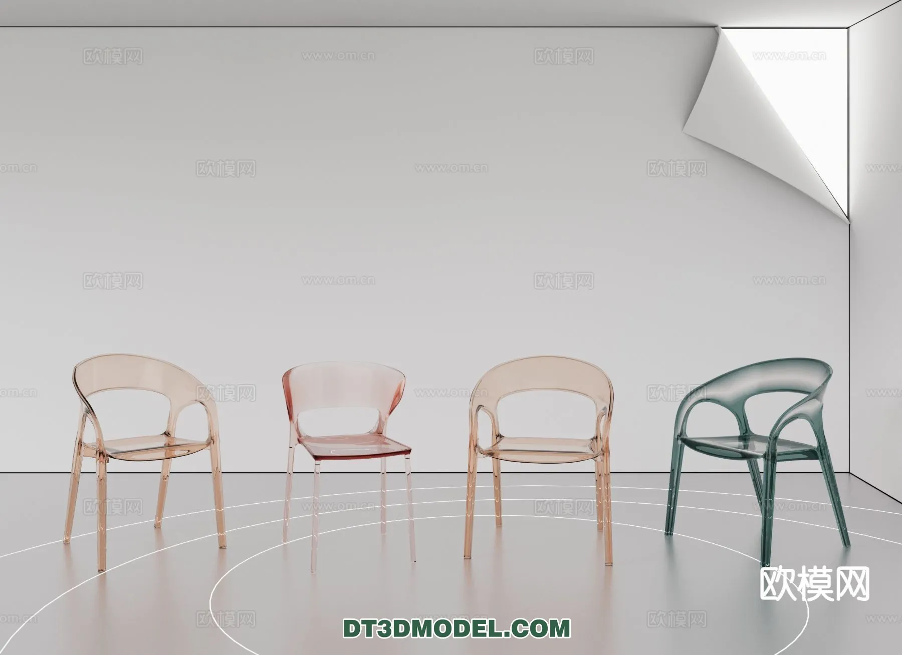 FURNITURE – CHAIR – 3D Model For Interior Design – 2042