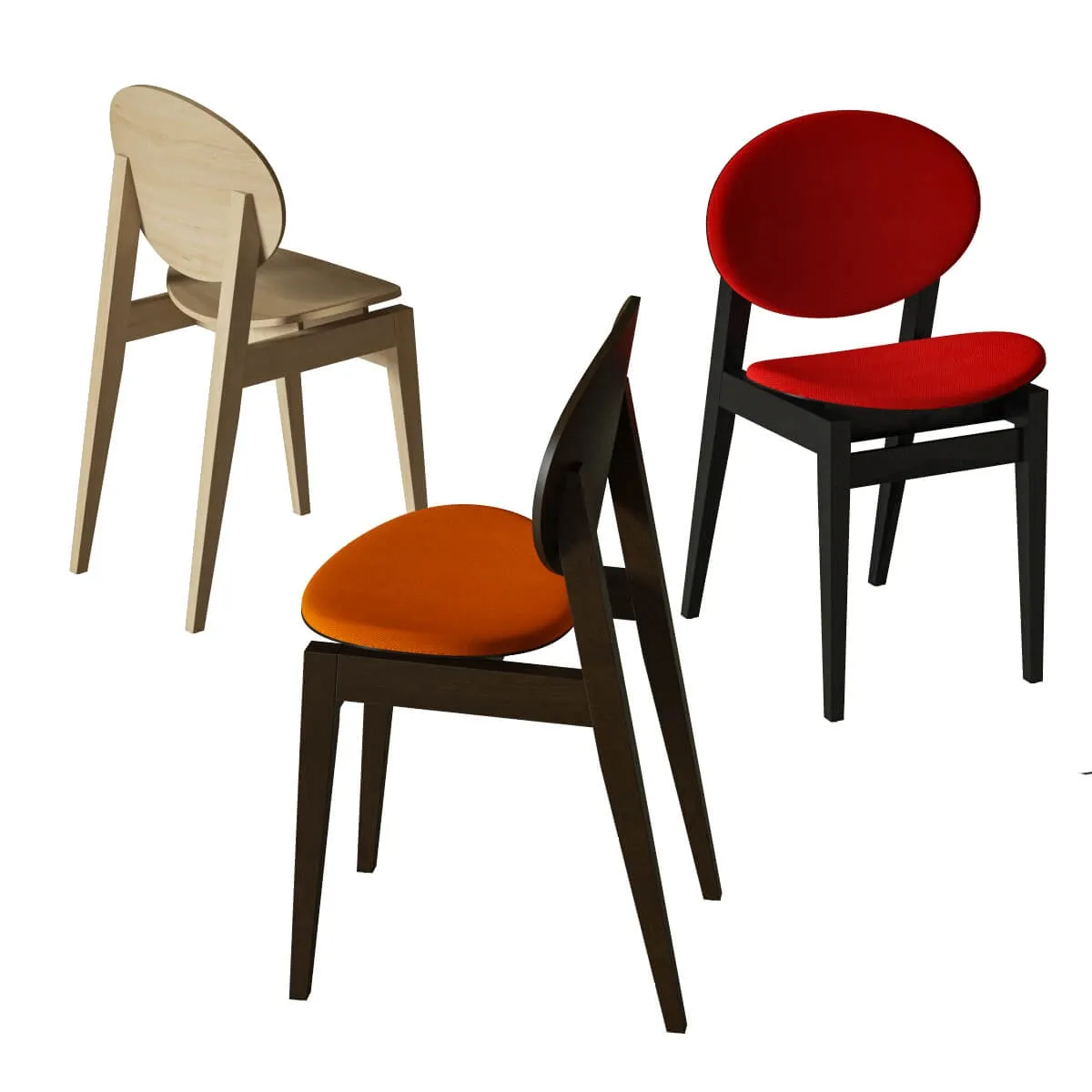 furniture – Chair Accento Vivaldi 3D Model