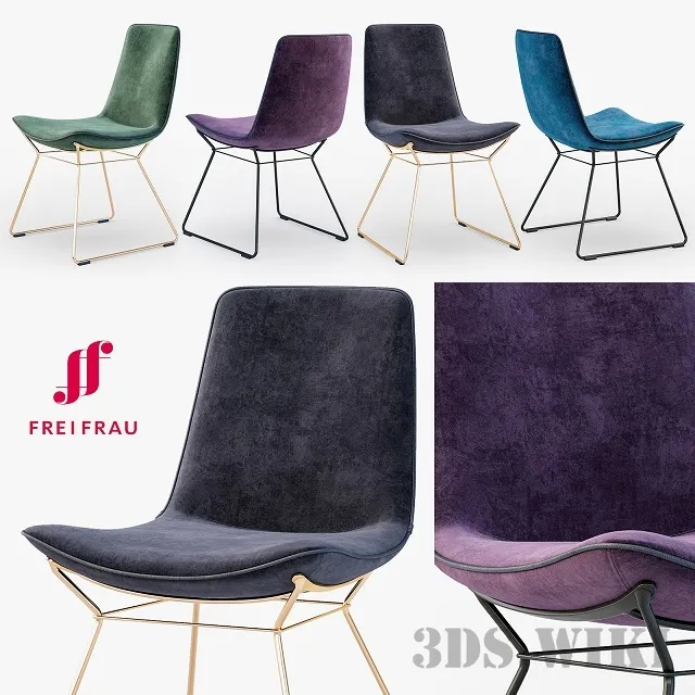 furniture – Chair AMÉLIE – Calligaris 3D Model