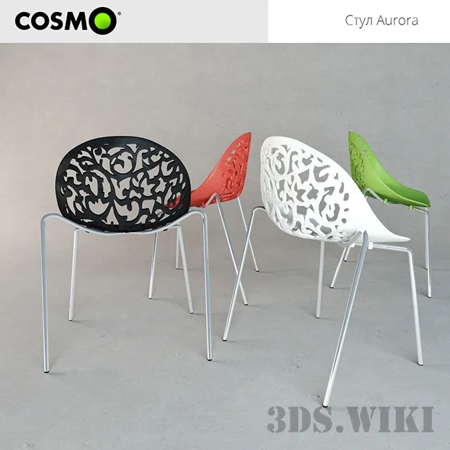 furniture – Chair “Aurora” Marcello Gigliani 3D Model
