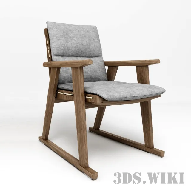 furniture – Chair B&B ITALIA OUTDOOR – Gio 3D Model