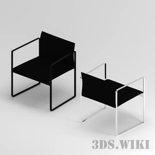 furniture – Chair Cassina 184 Eve 3D Model