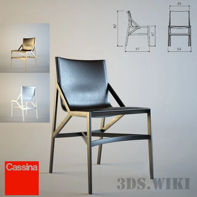 furniture – Chair CASSINA 471 PILOTTA 3D Model