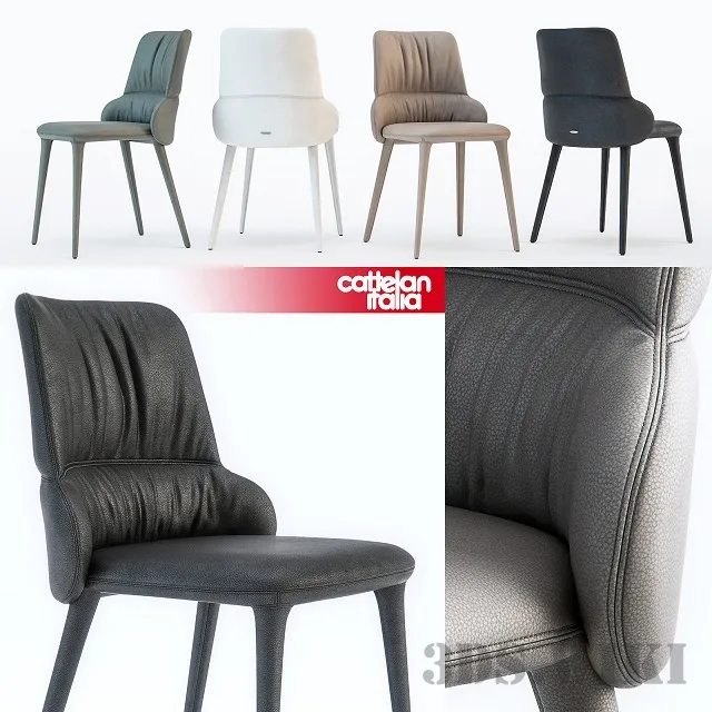 furniture – Chair Cattelan Italia GINGER 3D Model
