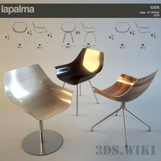 furniture – Chair Cox – Lapalma 3D Model