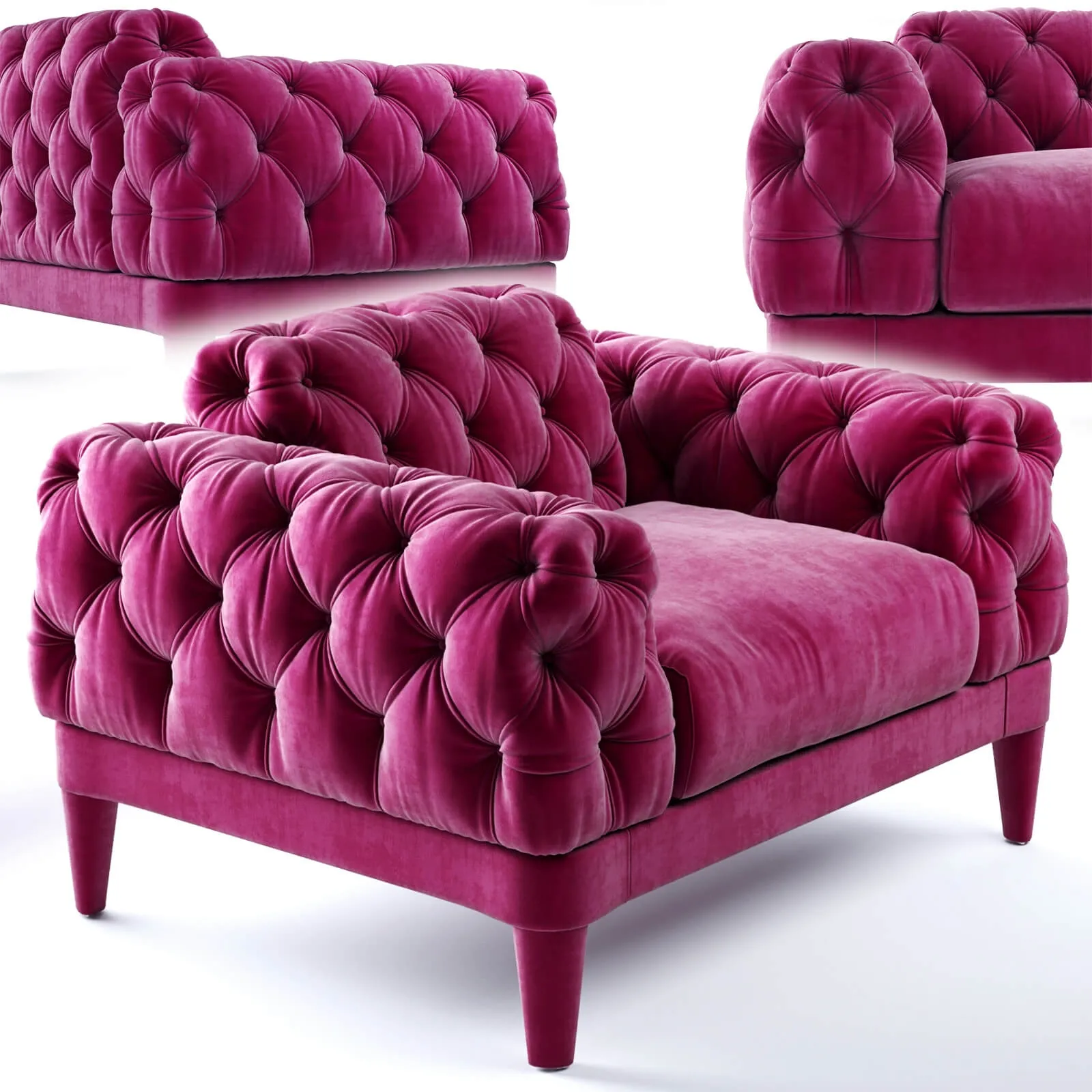 furniture – Chair CTS Salotti Elliot 3D Model furniture – Chair CTS Salotti Elliot 3D Model