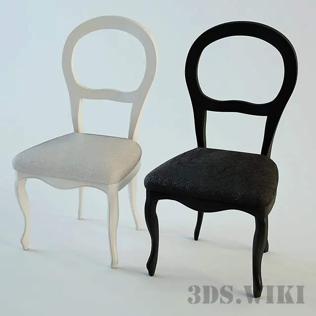 furniture – Chair ETZEL Ipe Cavalli Visionnaire 3D Model