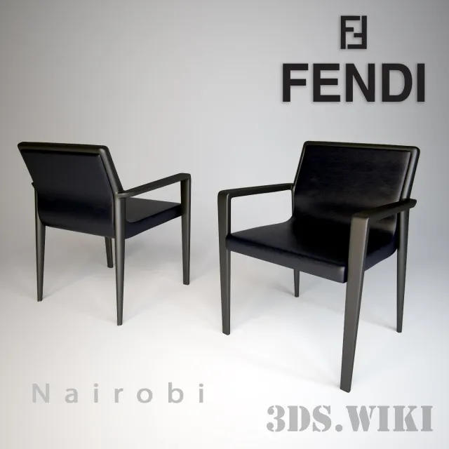 furniture – Chair Fendi Nairobi 3D Model